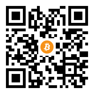 bitcoin:19k1t3QCQeqfZP2CdVvyZAjpqdK9KbC8qd black Bitcoin QR code