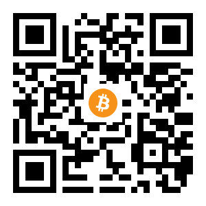 bitcoin:19m4UkDr5ssjzvBu948pMjEKH7pxk54fXG black Bitcoin QR code