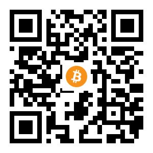 bitcoin:19nrxtzmCcBMu2jYFx3J3qf18k97LxVJdq black Bitcoin QR code