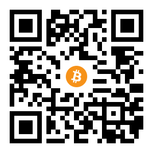 bitcoin:19o1EvU6fzvzP8vqVaCF4PDfEAC8Lm9XCs black Bitcoin QR code