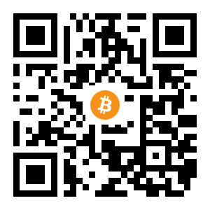 bitcoin:19om4Guv9QmVesS7AewMUyE5JUJ9H7xwNN black Bitcoin QR code
