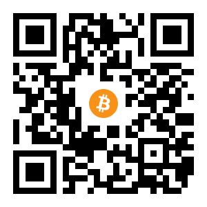bitcoin:19rRNk5kzCq1aKY42aXBG1ymKd4P7ZTWJx black Bitcoin QR code