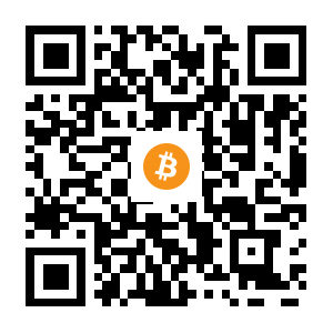 bitcoin:19rvxF7deMN7TQqaLBm5VVdxbBGanzkvSi black Bitcoin QR code