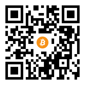 bitcoin:19sJhNqxVuqz2npBUpimMrkhSZ1GYKQ3py black Bitcoin QR code