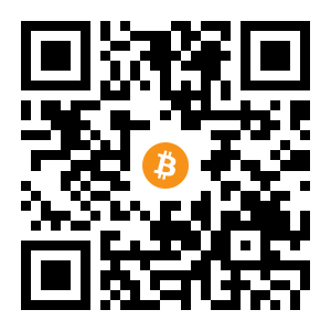 bitcoin:19uokQMQN8c5hxa5Hm3Y44oHHSoACn5xdY black Bitcoin QR code