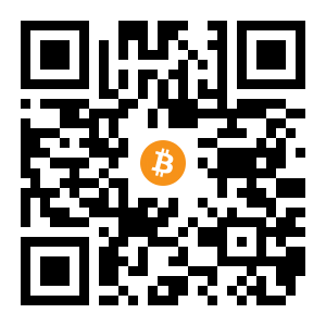 bitcoin:19wJbjtsE2WLwWudo9YaLE6hv5WnUcKUKn black Bitcoin QR code