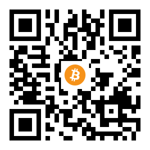 bitcoin:19xiRgRHyWNxE7SdPpzBjy366LwD2EjfEq black Bitcoin QR code