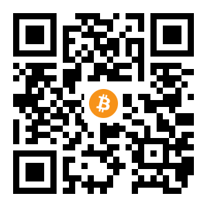 bitcoin:19yPfFkt5JjbddDdsHxBStT4Rk5JJQKoez black Bitcoin QR code