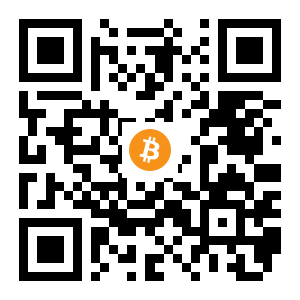 bitcoin:19yW3CCwnPBDFf3FcjcQd94NmwiLXDzCEf black Bitcoin QR code