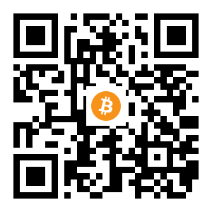 bitcoin:19zGosrDiPQn8Y6HAUWYFatGARiJ1bw2ru black Bitcoin QR code