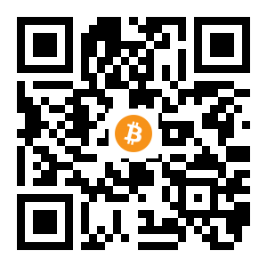 bitcoin:19zR1GnwTM5r2XJE2aNTGZMPEmfHQFyXok black Bitcoin QR code