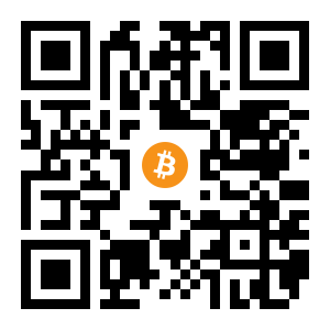 bitcoin:1A1Gj9gBUjSkJWcp3jd4gNenxyGwQyuhgm black Bitcoin QR code