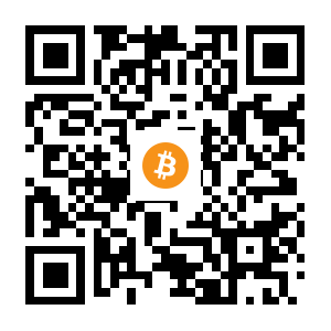 bitcoin:1A1Pp6TWmXcHLQ2QKpmt9CuVRLrj7jNac7 black Bitcoin QR code
