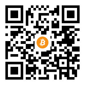 bitcoin:1A1WNnu63HJcNcs6WfCWPQwYGfoMVjkRAt black Bitcoin QR code