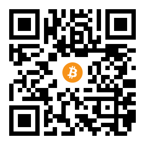 bitcoin:1A2AWnoBrrnFyhj1pNubDfZUC5TqyX83op black Bitcoin QR code