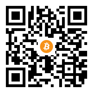 bitcoin:1A2rP225nn6cKKtb1tJxRCUJCBmkG9W4Di black Bitcoin QR code