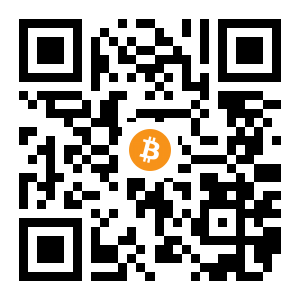 bitcoin:1A3MPRcuWaDDfEchFBAnwsUaR1EXQYrjqK black Bitcoin QR code