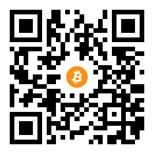 bitcoin:1A3Mu3oZSPoYjkUfvgc1djJdLLUx1LAYZs black Bitcoin QR code