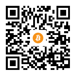 bitcoin:1A4kqiaw6wGsvEACwrUiq6tpgef7gKrxD4 black Bitcoin QR code