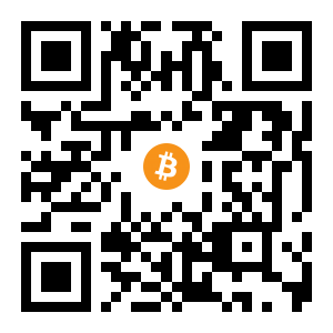 bitcoin:1A4m2kvrSamgAAoaZ7FaEJRCDAWjvHjb1A black Bitcoin QR code