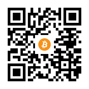 bitcoin:1A5DF9dtgWy9HWRLUNNjTxx8jxhfEigQgA black Bitcoin QR code