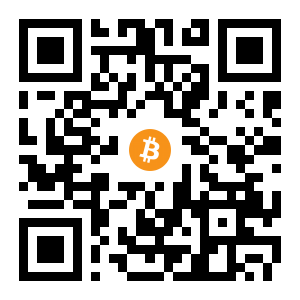 bitcoin:1A7A6x8gxPaq3DwPESsySNcP15jiKgmsZk black Bitcoin QR code
