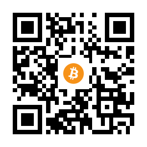 bitcoin:1A7cks8wFiDcVK3XeBbXv6cKP2qZvkwxyi black Bitcoin QR code