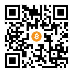 bitcoin:1A84oYeWDYoE9QGXiWNSuE3ma6ryojyy9g black Bitcoin QR code