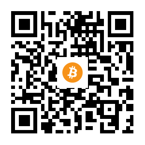 bitcoin:1A8Xbt5Z4WFTGLqmT2KFFoaau9CgYAWDwa black Bitcoin QR code