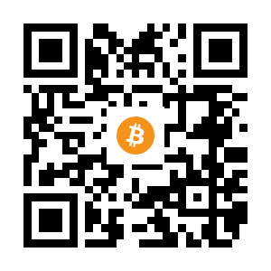 bitcoin:1AAPeyBRXZpurCGyaHgJj2mkvZ35avKfTS black Bitcoin QR code