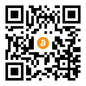bitcoin:1ABbABvMuYKxkLtkWp2TyNrVwjK7A32QM5 black Bitcoin QR code
