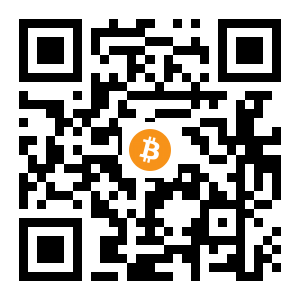 bitcoin:1ACPqCdy6m9QcdNUvUTVdSuV1iMt9HhPCw black Bitcoin QR code