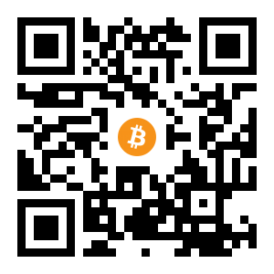 bitcoin:1ACqJdsGJVEpnujbTBvxSdgMQ85YsaDRXm black Bitcoin QR code