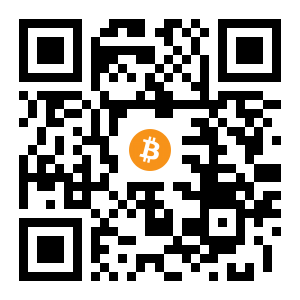bitcoin:1AEYEYN3XgZvwK9gMLRPixmbESPojy9sGu black Bitcoin QR code