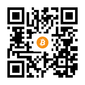 bitcoin:1AEov4zJ9jSGPqe8tgEL5JaDwCiYDRCAbH black Bitcoin QR code