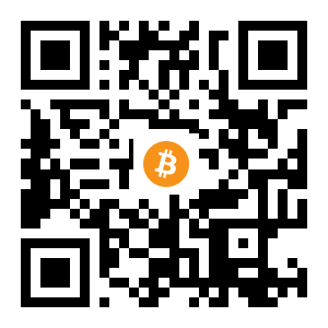 bitcoin:1AFtE4JDzjviY4JxcW9ZcxUVq13hKhxGVe black Bitcoin QR code