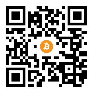 bitcoin:1AGtVEi9jxYN4RP3beSckKdrHVse6Q5boj black Bitcoin QR code