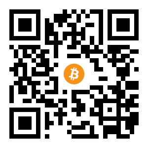 bitcoin:1AH7sTthBYdjmUg4nWFPX3iCtFyhrwfauD black Bitcoin QR code