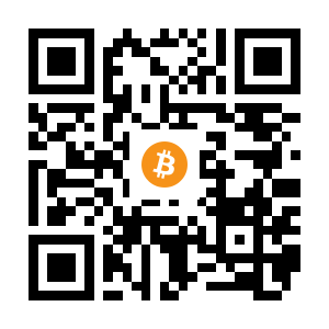 bitcoin:1AHaMtZ91Gw6Y5Fc7hybGGUbpgrjv9SDJo black Bitcoin QR code