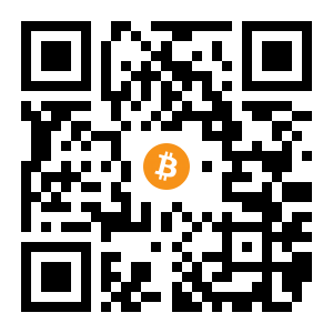 bitcoin:1AHzPbmZsLTWzJmrHYttztfnCjYKYsMpAB black Bitcoin QR code