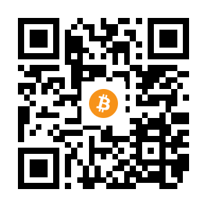 bitcoin:1AKcj989mWaDXJLJHNu786npMJoe4py3sG black Bitcoin QR code