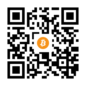 bitcoin:1AKxSqL74cXSn8eCAfpXyFmuecwFLq5XwF black Bitcoin QR code