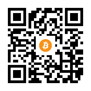 bitcoin:1AL25vuZMehW2ScJr3mbt1aggojkWkhKbS black Bitcoin QR code
