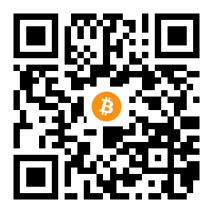 bitcoin:1AN8UiBciu3L9KRBBe7guhF8Wk738iZeQV black Bitcoin QR code
