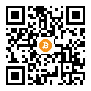 bitcoin:1ANHt29iJiVFVRernKRoB5jtsgSmfkvb5E black Bitcoin QR code