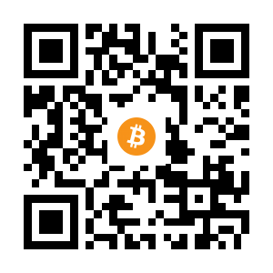 bitcoin:1APP2idnebNvup2Wr2KVx5Mh48w99amkhT black Bitcoin QR code