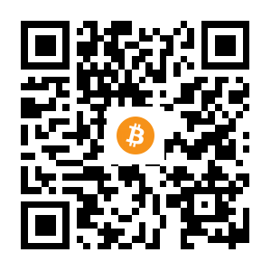 bitcoin:1APX8UwdvfRxWtpsELjENbRbmvx5mbLi5M black Bitcoin QR code