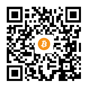 bitcoin:1AQyLXAQNefRYqhUiFB1pNWeZQTQKQzEPC black Bitcoin QR code