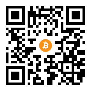 bitcoin:1ARkf7J3hH7pTKfrqogcoUqwNWjgnpP5YA black Bitcoin QR code