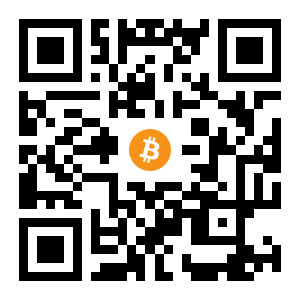 bitcoin:1AS4Fs54WyLgxX2gmyTmpwSjZzx1CBWhdw black Bitcoin QR code